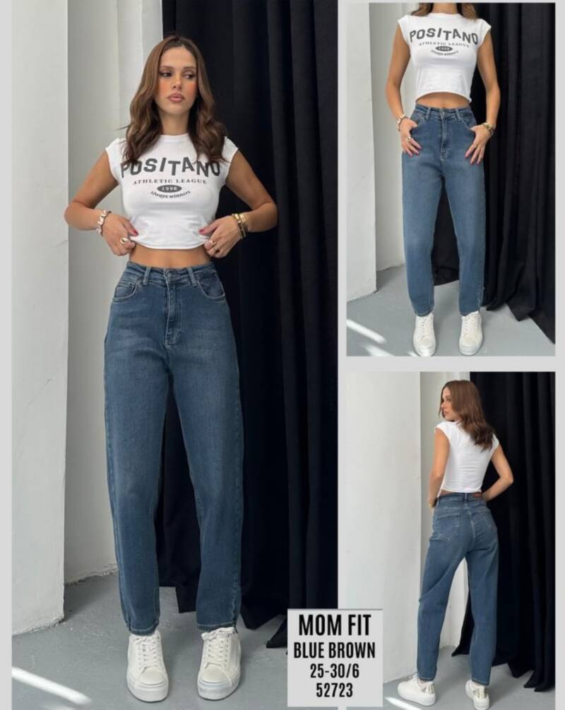 Spodnie damskie jeansy Roz 25-30, 1 Kolor Paczka 6 szt
